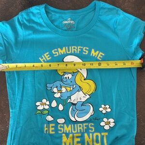 Les Schtroumpfs Bosmurfts008 T-Shirt, Bianco, 6 Anni Bambini e Ragazzi